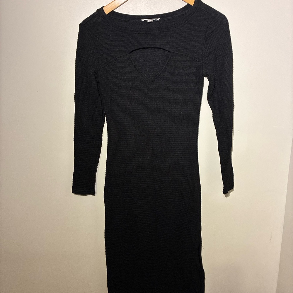 BB Dakota by Steve Madden Black Long Sleeve Dress